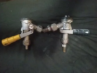 Beer Keg Tap System Coupler Micro Matic Ergo Lever Handle Bell Tap Lot Of 5 • $25