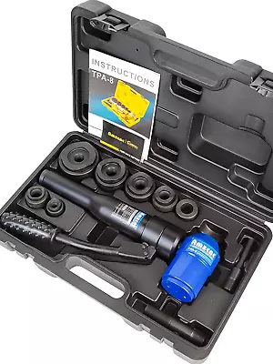 Hydraulic Knockout Hole Punch Driver Kit 1/2 To 2 Inch Electrical Conduit Hole C • $179.76