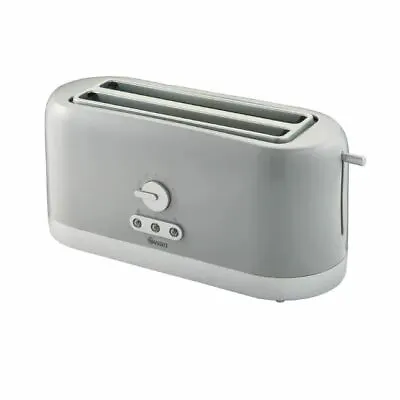 Swan 4 Slice Long Slot Toaster 1400W Variable Browning Control Reheat Defrost • £29.99