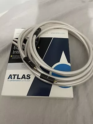 Atlas Equator Integra (OCC)  Analogue Interconnect RCA Cables 2 Metres • £85