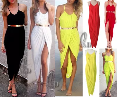 $24.99 • Buy AU SELLER Womens Plus SZ Cocktail Party Summer Maxi Dress Beach Cover Dr029