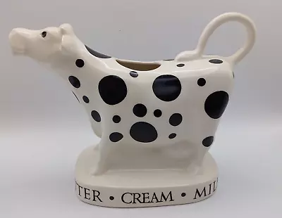Fairmont & Main Down On The Farm Lily Cow Creamer Pottery Jug • £12.99