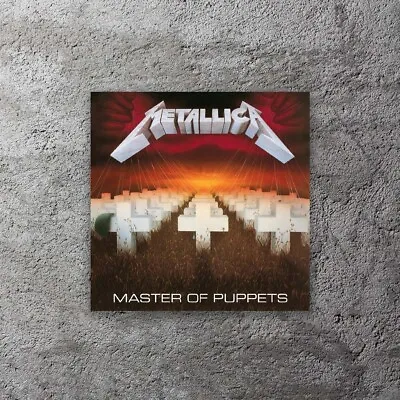 Metallica Master Of Puppets Vinyl Sticker 3  Wide - Includes Two Stickers • $5.99