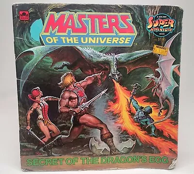 Masters Of The Universe 1985 Golden Book # 11379 Secret Of The Dragon's Egg • $8.94