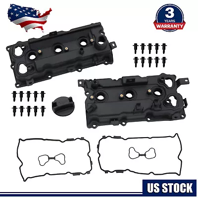 2PCS Valve Covers Set For Nissan 350Z Infiniti EX35 FX35 G35 M35 Q50 Q70 VQ35HR • $69.69