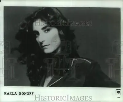 1980 Press Photo Singer And Songwriter Karla Bonoff - Hcp18675 • $15.99