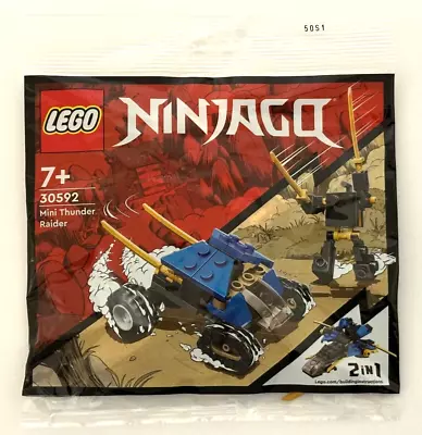 Brand-New Retired ©2022 LEGO 30592 NINJAGO Core Thunder Raider Polybag • $16.95