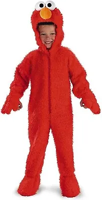 NEW Sesame Street Elmo Costume 2T Toddler Plush Red 2 Piece Furry Jumpsuit  • $19.99