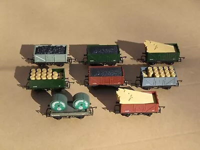 Oo Gauge 8 Unboxed Triang Wagons For Triang Hornby Train Sets Job Lot • £20