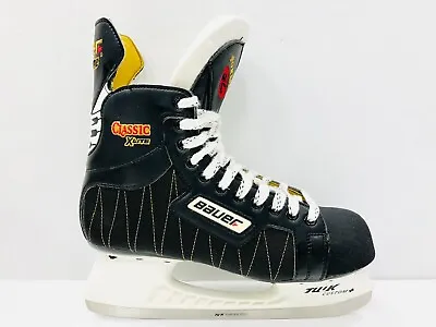 Bauer Supreme Classic X-Lite Skates Hockey Size 10 EE Men's Wide Black Skate Ice • $349.99