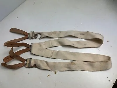 Original WW2 British Army / RAF Trouser Suspenders - Well Worn Example • $7.58