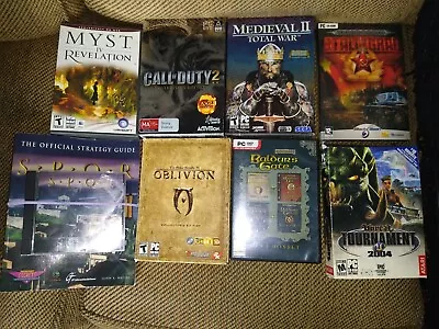 Lot Of 21 Mystery And Adventure Type PC Games Myst 10th Ann Myst III-IV Baldur++ • $40