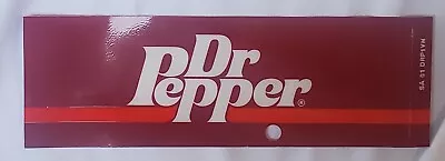 Vtg Soda Dr Pepper Vending Machine Insert Plastic Sign Advertising Parts B • $24.95