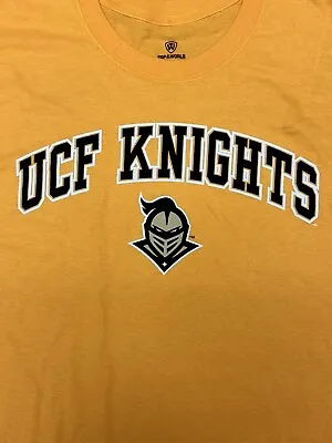 UCF Knights Yellow T Shirt XXL 2XL Top Of The World Brand - New Without Tags • $9.99