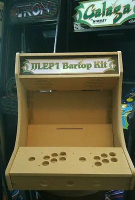 Easy To Assemble 2p Bartop / Tabletop Arcade Cabinet Kit W/ Marquee Holder HAPP • $114.99
