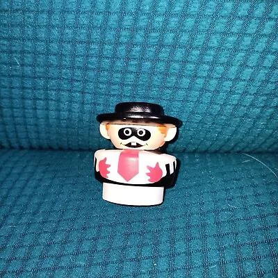 RARE FISHER-PRICE McDonalds Little People Hamburglar Toy • $12