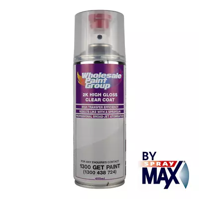 SPRAYMAX High Gloss 2K Automotive Clear Coat 400ml Aerosol DIY Touch Up Paint • $59.99