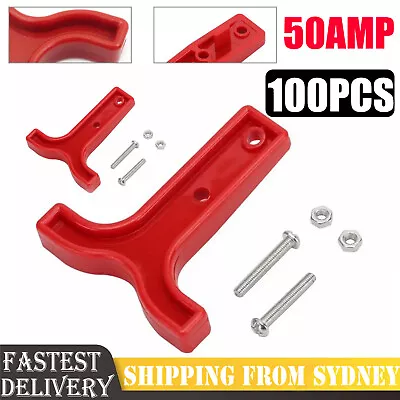 100X Red T Bar Handle For Anderson Style Plug Connectors Tool 50AMP 12-24v 6AWG • $58.94
