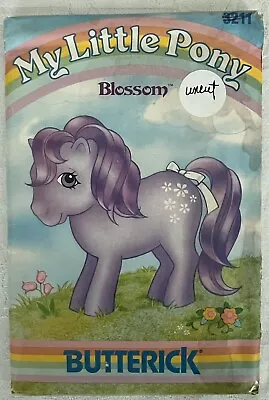Vintage Butterick  My Little Pony “Blossom” Stuffed Animal Pattern New Uncut  FF • $0.99