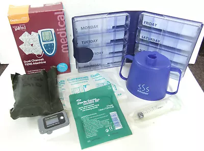 £19.90 • Buy JOBLOT OF MEDICAL EQUIPMENT, ETC Inc TENS, PULSE METER, INHALER, SOME VINTAGE