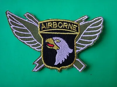 US Army 101st Airborne Division Winged Patch From Vietnam War Era • $11.23