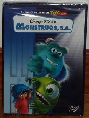 MonstersS.A.Disney Pixar DVD New Sealed Animation (Sleeveless Open) R2 • $40.23