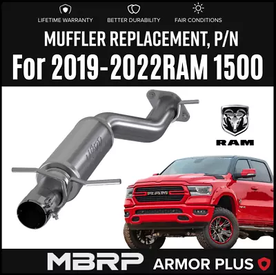 MBRP 3'' Exhaust SS Muffler Replacement For 2019-2022 Ram 1500 5.7L V8 S5143409 • $304.99