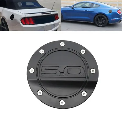 New Black Car Fuel Filler Door Cover Gas Tank Cap For 2015-2018 Ford Mustang GT • $16.99