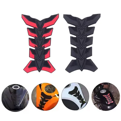 Motorcycle Tank Sticker 3D Rubber Gas Fuel Oil Tank Pad Protector Cover Sti LIAN • $4.44