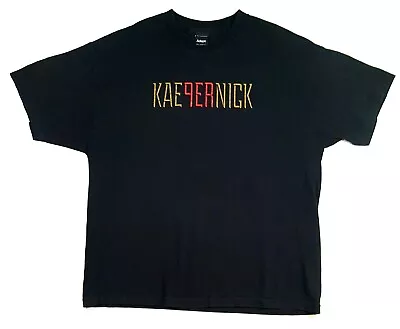 Colin Kaepernick Spell Out 9er Double Sided T Shirt Size 2XL Mens Adapt Tag • $14.50