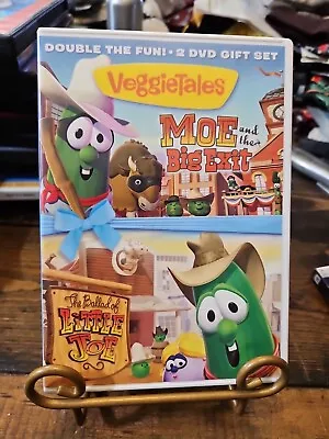 VeggieTales Moe And The Big Exit Ballad Of Little Joe DVD Double Feature • $3.99