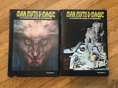 Lot MAN MYTH & MAGIC Vol 1 & 3 THE SUPERNATURAL Danbury Press Cults & Wisdom HB • $25