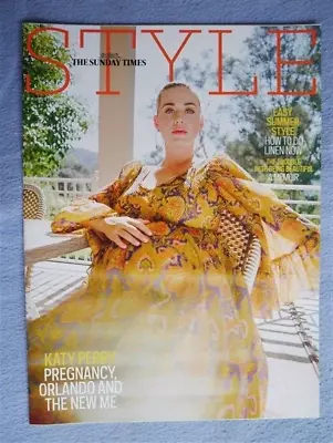 Sunday Times Style Magazine 2020 Katy Perry Pregnancy Orlando Bloom • £2.50