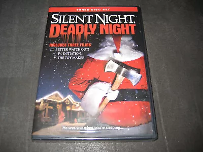 Silent Night Deadly Night 3 Disc Set (dvd) Brand New - Rated R - Fs - Info W/in • $14.99