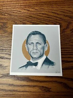 Tom Ralston - James Bond 007 Daniel Craig Limited Portrait Art Print BNG | Mondo • $34.99