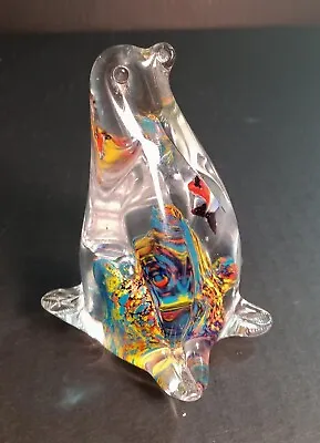 Art Glass Penguin Murano Style Excellent Condition                 • $36