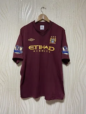 MANCHESTER CITY 2012 2013 AWAY SHIRT JERSEY UMBRO Sz 46 #16 KUN AGUERO  • $289.99