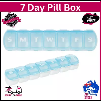 7 Day Weekly Pill Box Medicine Tablet Organizer Dispenser Container Large Case • $5.90
