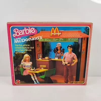 Vintage 1982 Barbie 5559 Loves McDonald's Playset USA HTF • $2299.19