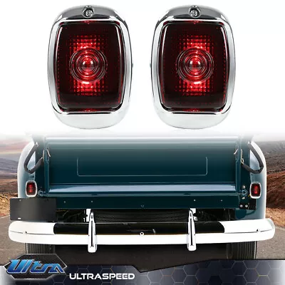 Fit For 40-53 Chevy First Series Pickup Truck Rear Tail Lamp Lights LH&RH Side • $45.85