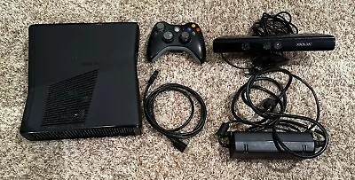 Xbox 360 S Bundle Console 320GB OEM Controller All Cords Tested Works • $100