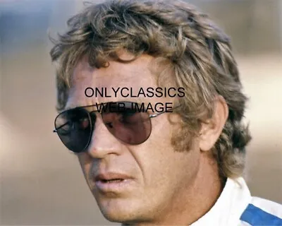 Steve Mcqueen 8x10 Photo At The Lemans France Races Cool Tough Guy Auto Racing • $14.41