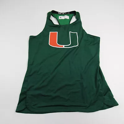 Miami Hurricanes Adidas Sleeveless Shirt Women's Green Used • $11.24