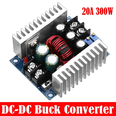 $9.39 • Buy 300W 20A DC-DC Converter Step Down Buck-Power LED Adjustable Charger Board Tool