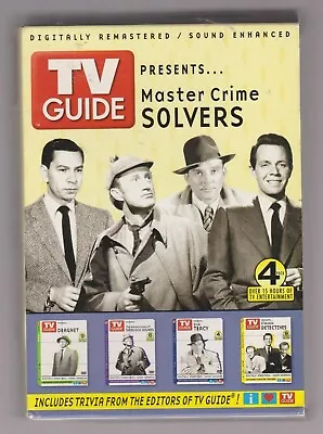 Tv Guide Presents 'master Crime Solvers' 4 Dvd Set Dick Tracy Dragnet More • $5.99