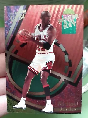 Michael Jordan 1993-94 Fleer Ultra Power In The Key 2 Of 9 Insert LOOK!! 🔥🔥🔥 • $85