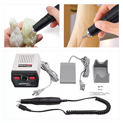 65w 35000rpm Corded Electric Jade Drill Machine Adjustable Speed With Handpiece • $60.80