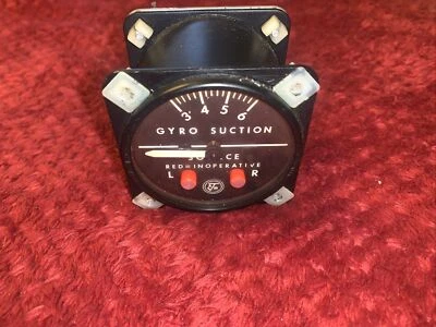 $45 • Buy Airborne Mechanisms 1G2-1 Gyro Suction Vacuum Gauge