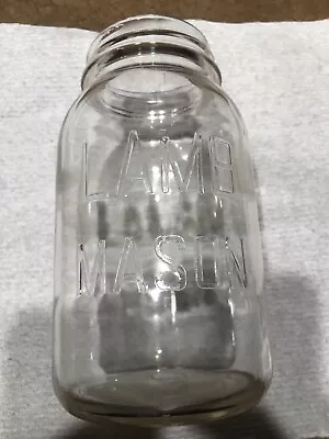 Vintage Lamb Mason Quart Canning Jar • $6.95