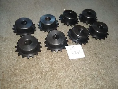 Lot 8 Vintage Small Industrial Roller Sprockets Steampunk Machine Gear Cog Wheel • $13.99